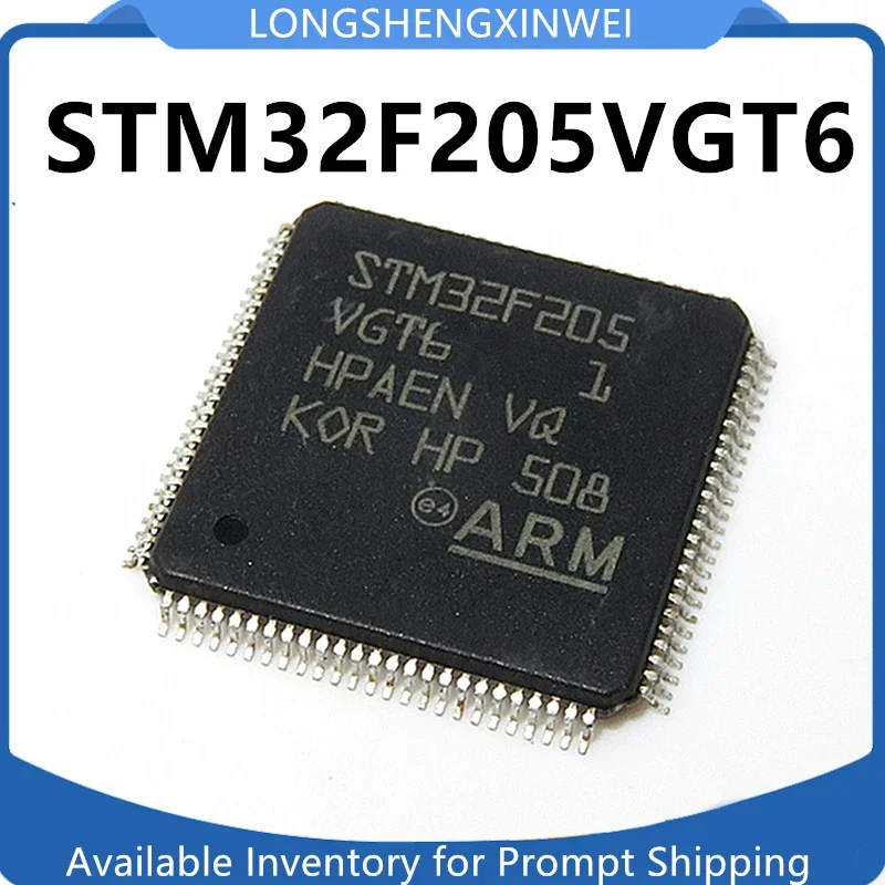 1PCS STM32F205 STM32F205VGT6 LQFP-100 Cortex-M3 32-bit Microcontroller MCU Original