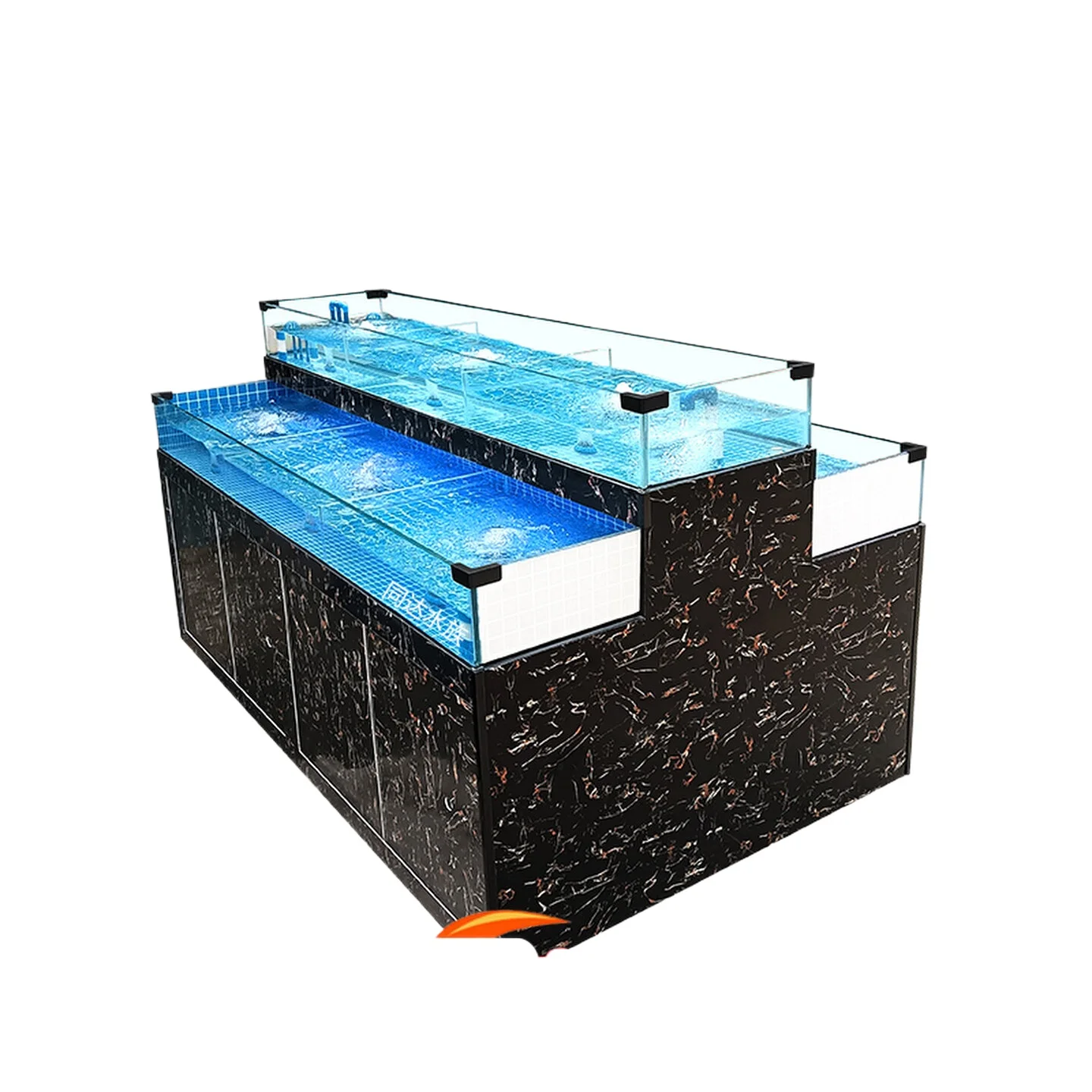 CX Hotel Seafood Fish Tank: Mobile Seafood Pool, Commercial One-Unit Chiller Seafood Tank