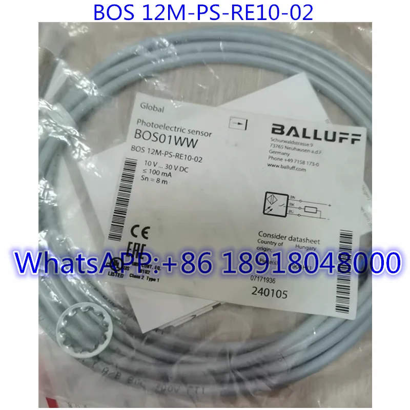 

Brand New BOS01WW Photoelectric Switch Sensor BOS 12M-PS-RE10-02 Fast Shipping