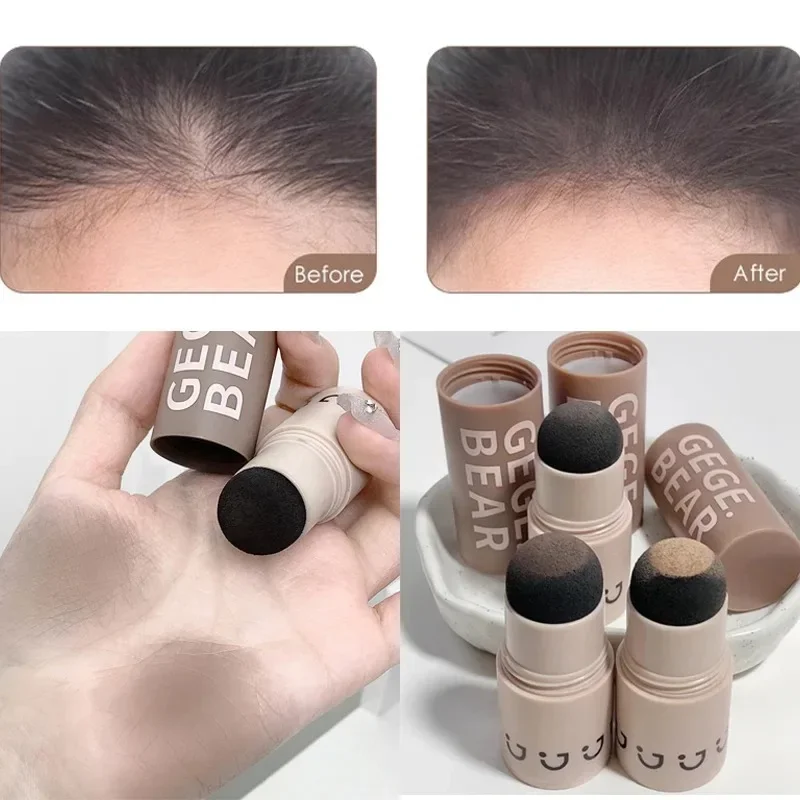 Linha fina à prova dwaterproof água pó macio coloração caneta capa corretivo de cabelo reparação preenchimento sombra fina raiz do cabelo maquiagem portátil