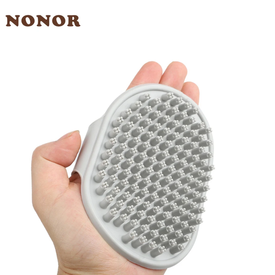 NONOR Dog Pet Grooming Glove Cat Brush Comb Deshedding Hair Gloves Dogs Bath Cleaning Supplies Animal Combs