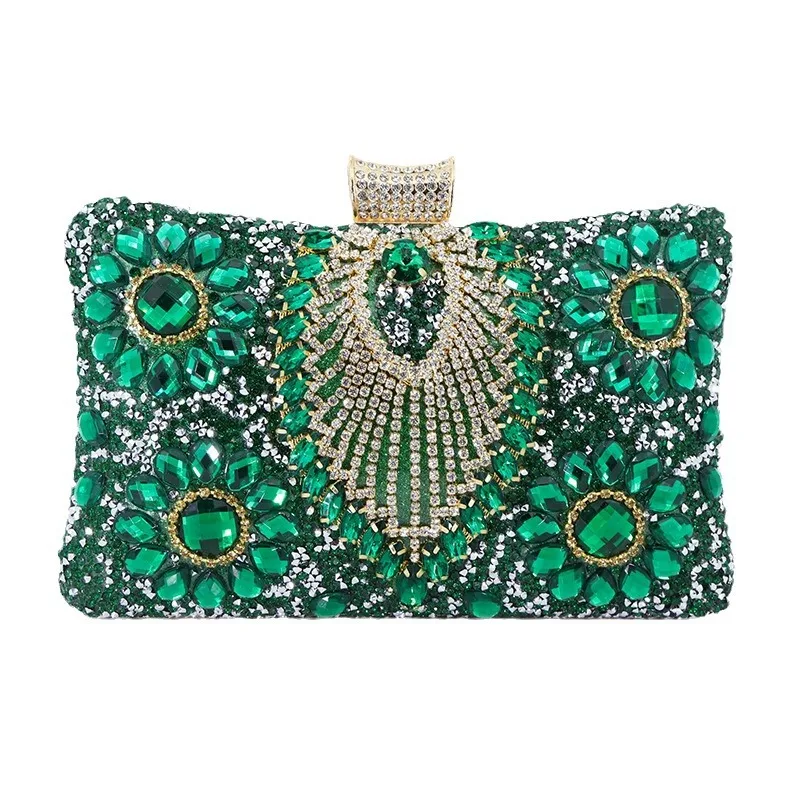 

Diamond Sunflower Dinner Bag Rhinestone Party Messenger Bag Sunflower Rhinestone Clutch Party Messenger Bag For Ladies' Dresses