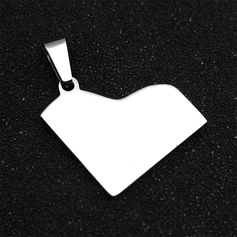 5PCS Stainless Steel Black and White Piano Music Note Pendant DIY Charm Necklace Bracelet Earring Making Jewelry Gifts