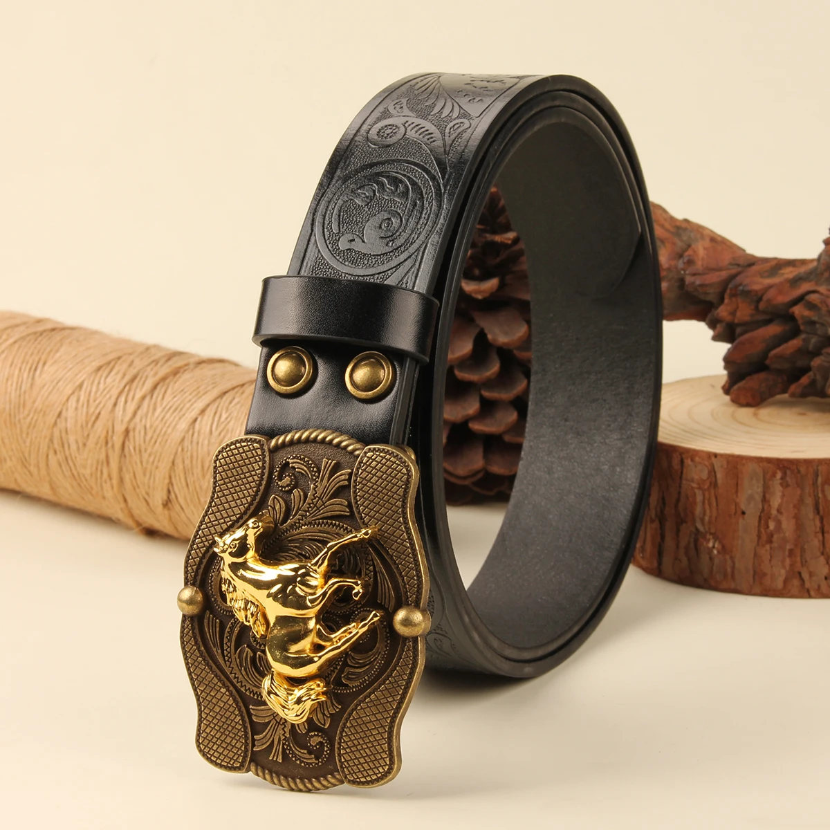 Hebilla de cinturón de caballo dorado para correr, cinturón de moda de 3,7 cm de ancho para hombre, cinturones de marca de lujo para hombre, cinturones de mujer, envío gratis