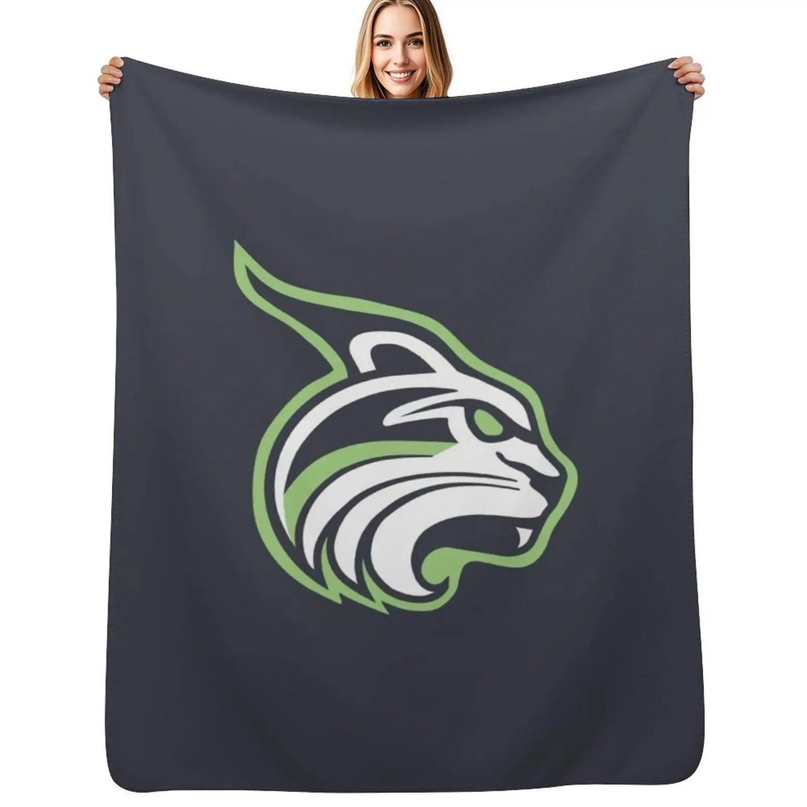 Cambridge Lesley Lynx Throw Blanket Stylish Couch Blanket for Home Living Room