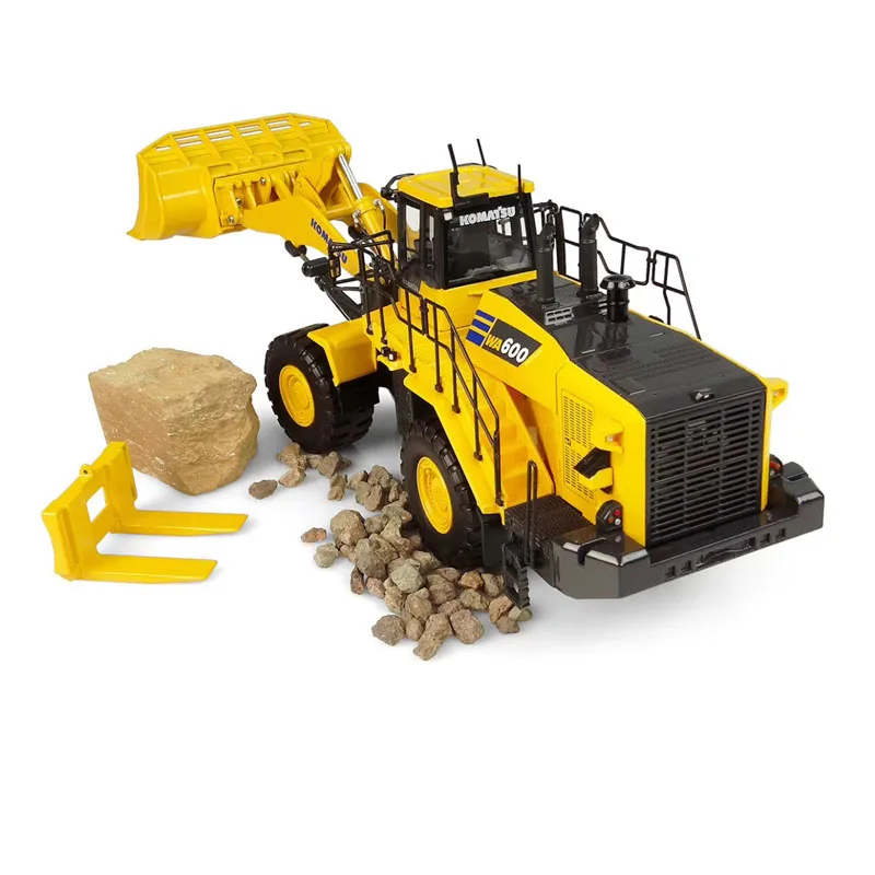 UH-8153 1:50 Komatsu WA600-8 Stone Handler Die Cast Model Toys