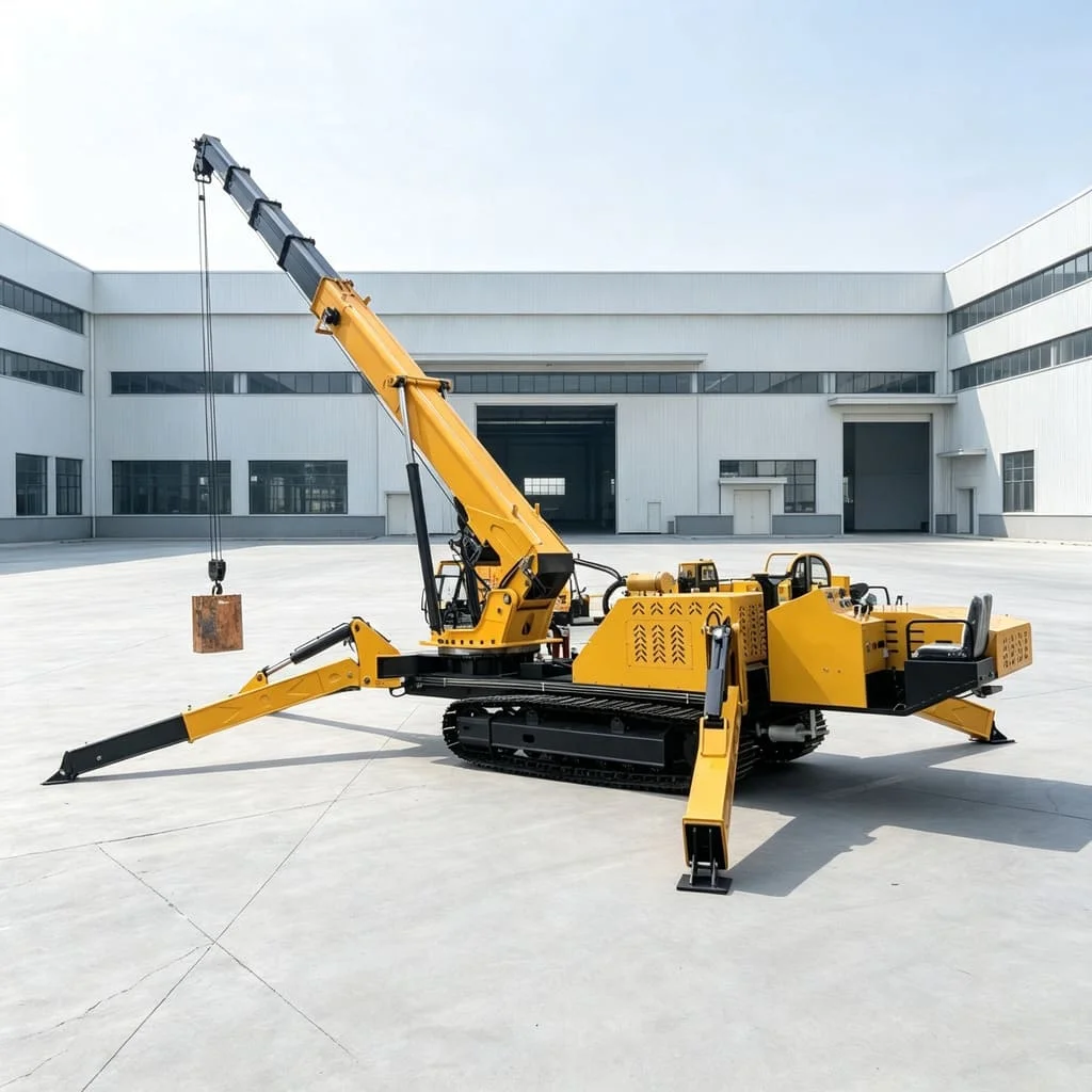 【Direct Factory Sale】Factory Price Mini Spider Crane Small Crawler Crane 10 Ton For Narrow Space Use