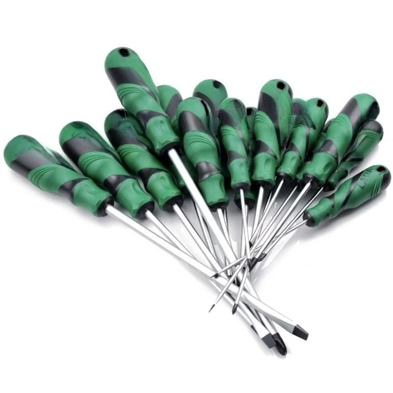 

Tool Rubber Plastic Shank Screw Batch Cross One-word Screwdriver Taper Household Driver S2 with Magnetic