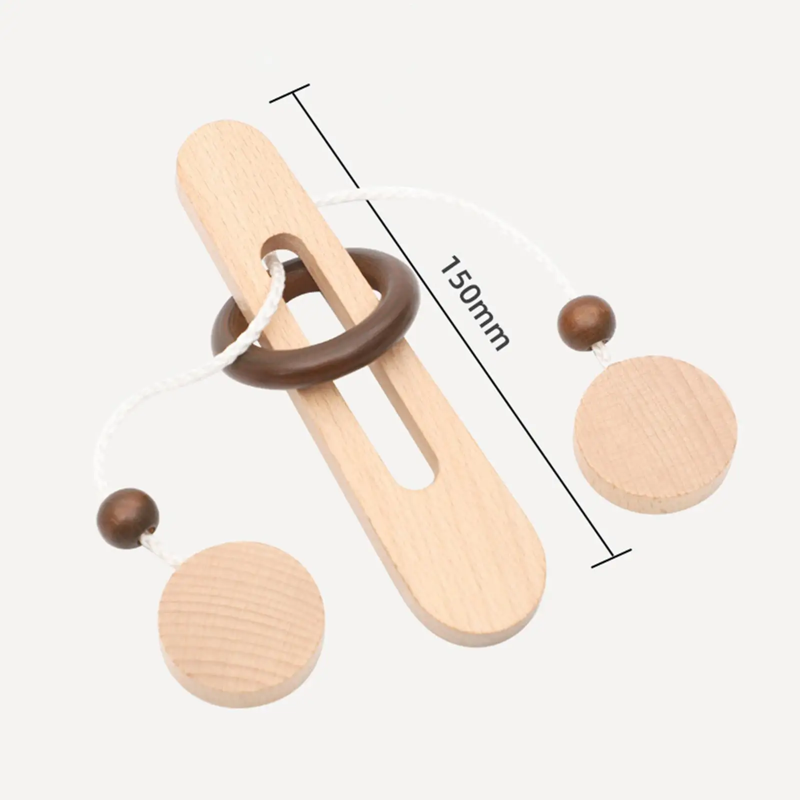 나무 퍼즐 스트링 마인드 게임 트릭 게임 잠금 지능 개발 교육