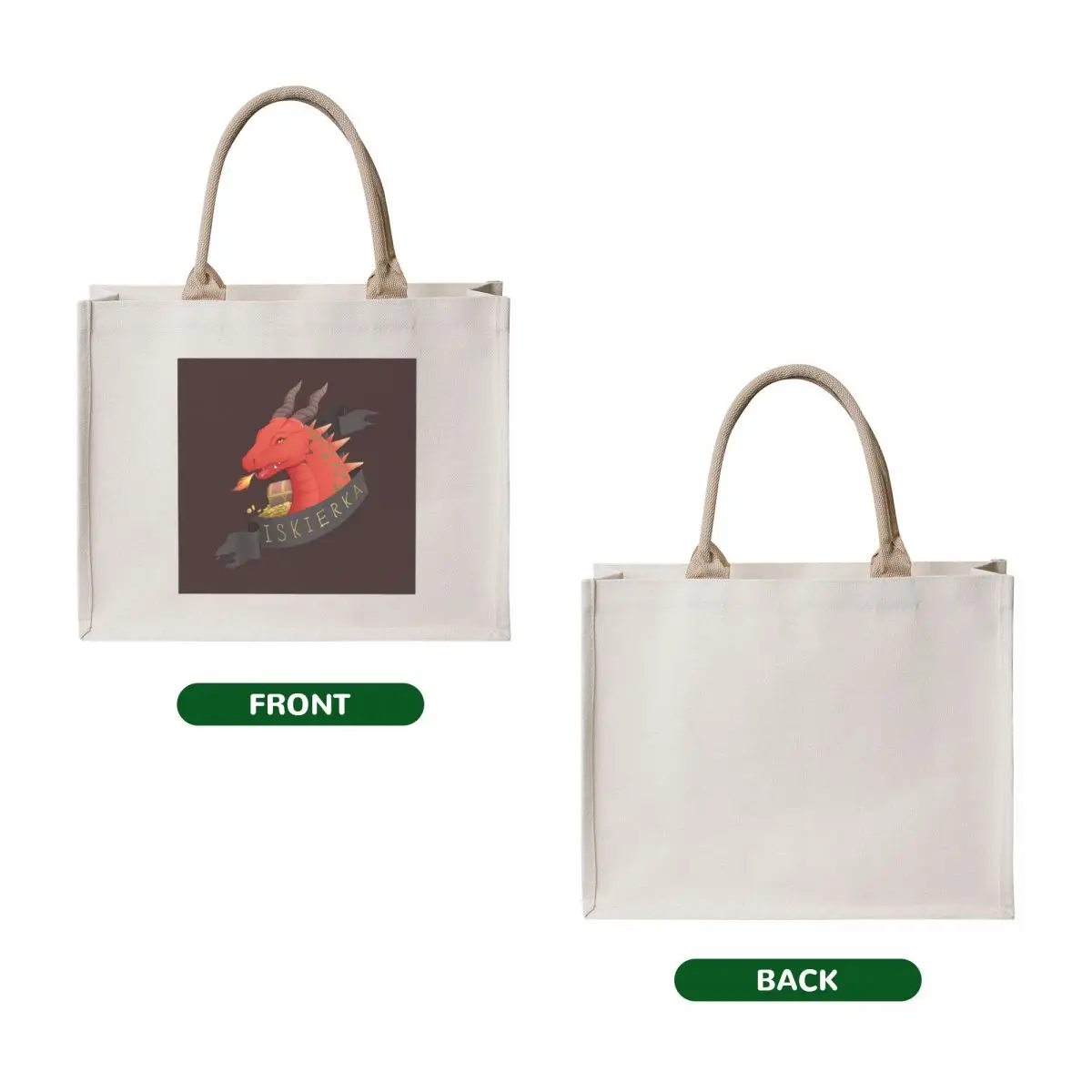 Temeraire - Iskierka Tote Bag canvas tote bag sacs de shopping Women's shopper bag