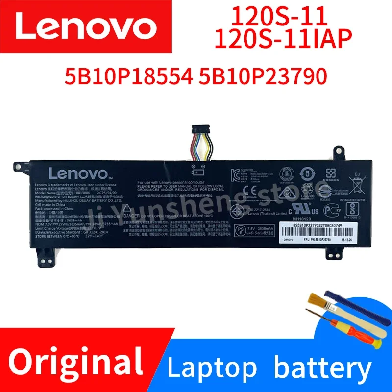 

New Original Lenovo IdeaPad 120S-11 120S-11IAP 0813006 Laptop Battery 7.5V/27Wh/3635mAh