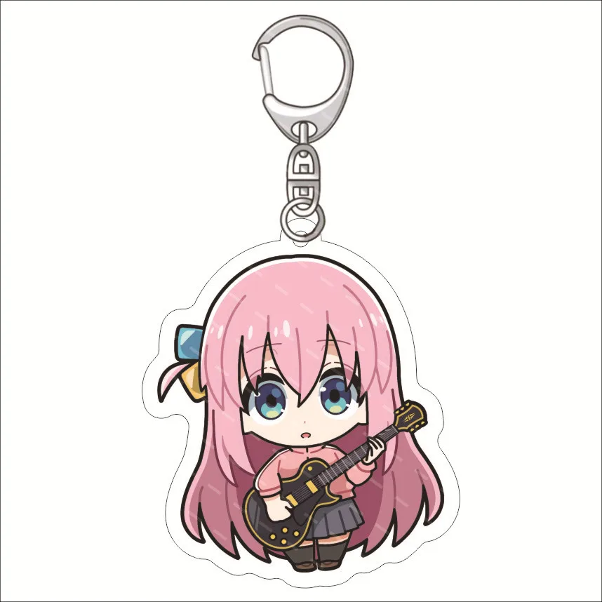 6CM Anime Cute Cartoon BOCCHI THE ROCK! Figures Kita Ikuyo Gotō Hitori Ijichi Nijika Cosplay Acrylic Keychains Fans Gifts