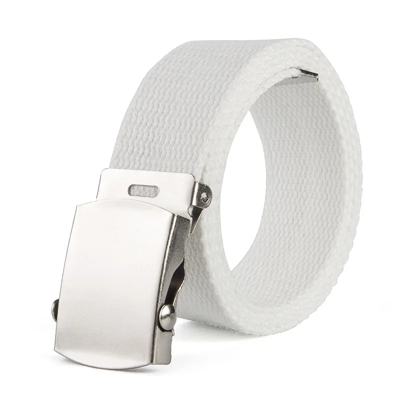 Cinturones de lona de 2,5 cm para hombre y mujer, diseño de lujo para niños, niños y niñas, cinturón de entrenamiento al aire libre, cintura de