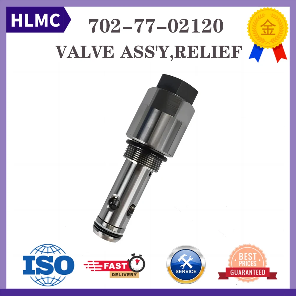 

Construction Machinery Parts PC350 360 450-6-7-8 Excavator Parts 702-77-02120 Rotary Main Relief Valve