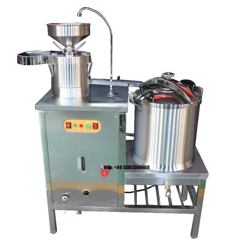 100 L/H Automatic Soy Milk Machine  Oat Milk Machine  with Soy Bean Grinder and Soymilk Cooking for Tofu Making