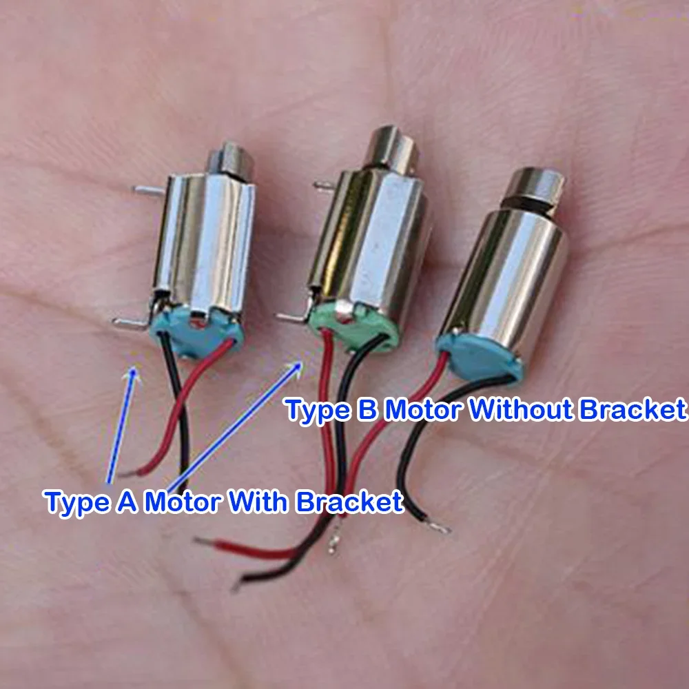 5PCS Mini 610 Coreless Vibration Motor Micro Vibrator Motor DC 2.4V with Tungsten Steel Vibration Wheel Strong Vibrator Massager