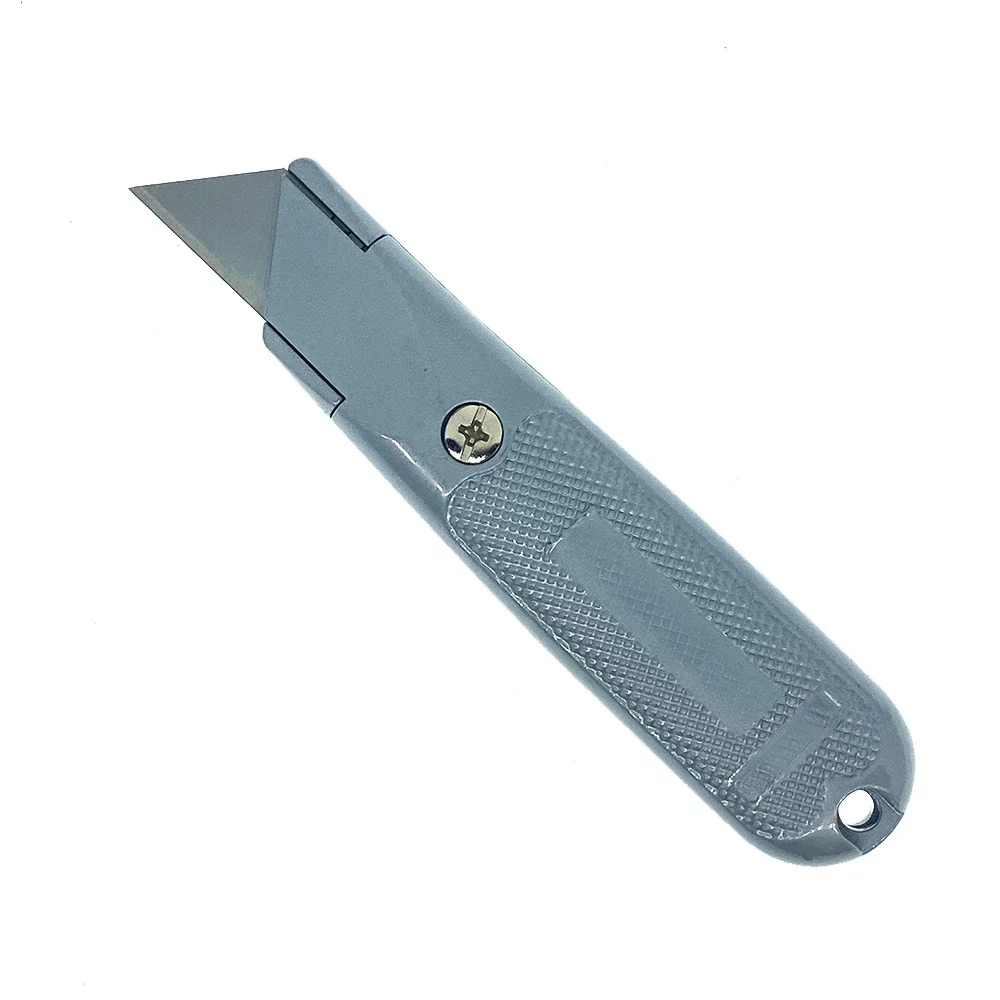 

Metal Alloy Utility Knife Roofing Knife Heavy-duty Professional Fixed Blade Knives Leather Pvc Carton Stationery Office Cutter