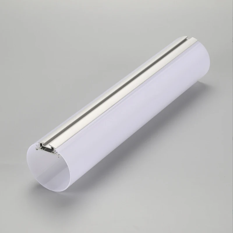 60 مللي متر جولة Led الألومنيوم الشخصي تعليق السقف الخطي مع غطاء الناشر شريط قناة الألومنيوم #5