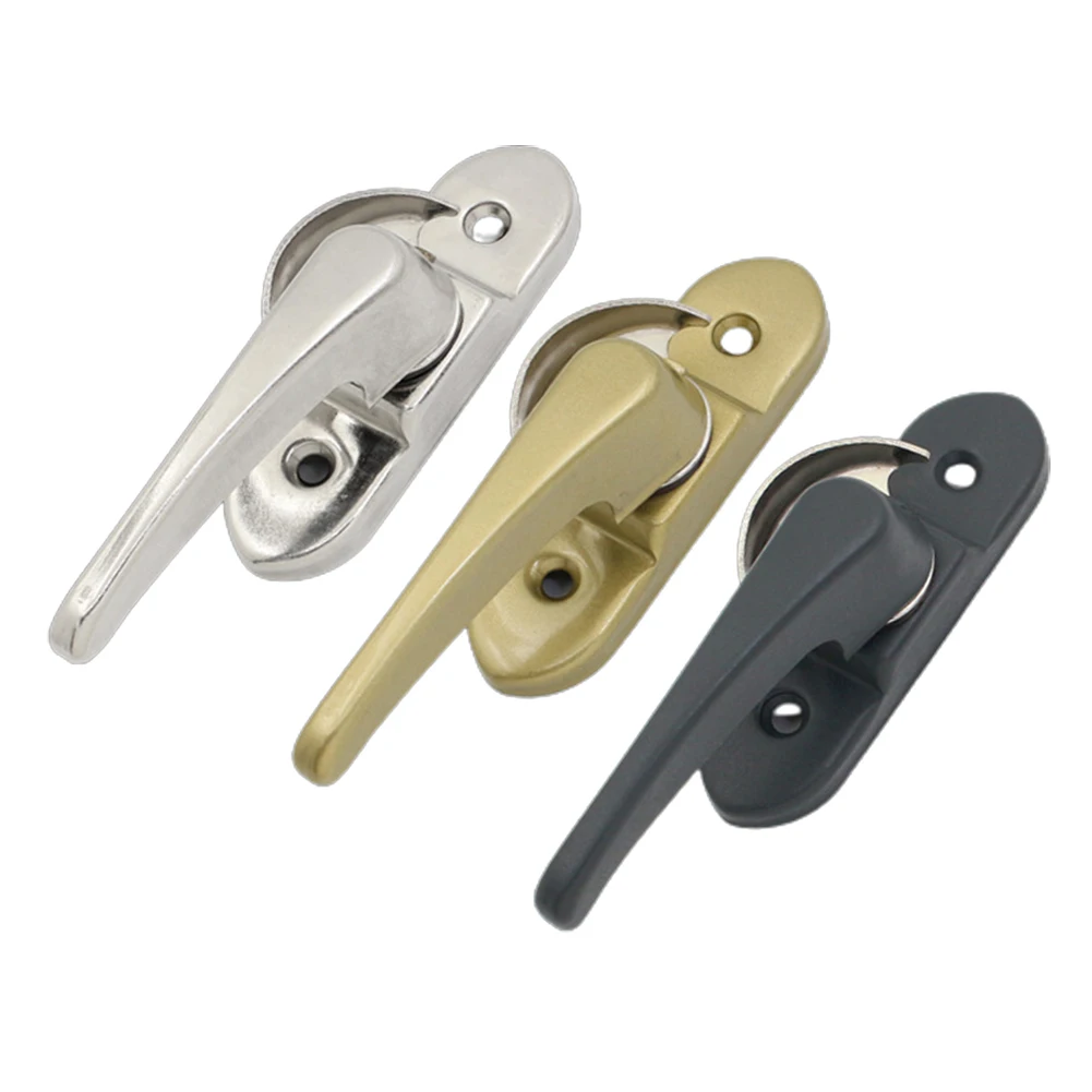 Aluminum Alloy Double-sided Lock Door Lock Window Sash Lock Used On Vertical Horizontal Sliding Windows Security Lock Hardware