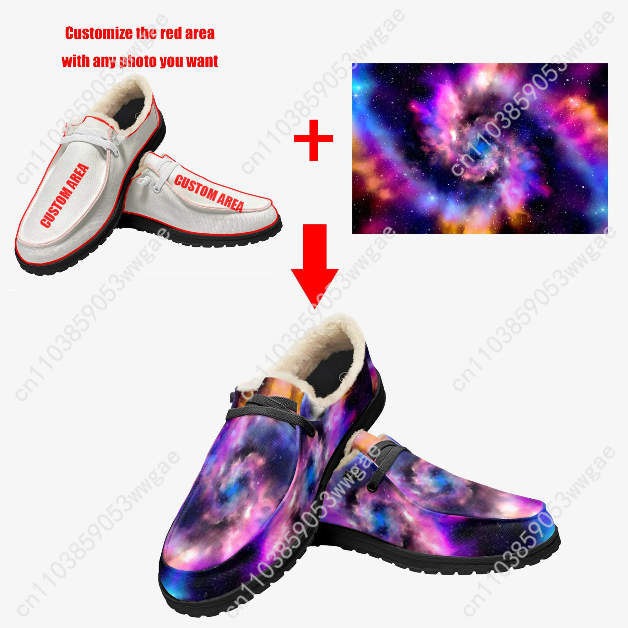 Spy×Family Velvet Flat Shoes Man Women Fashion Warm Casual Shoe Indoor Outdoor Light Shoe Couple Cartoon Customized Couple Shoes
