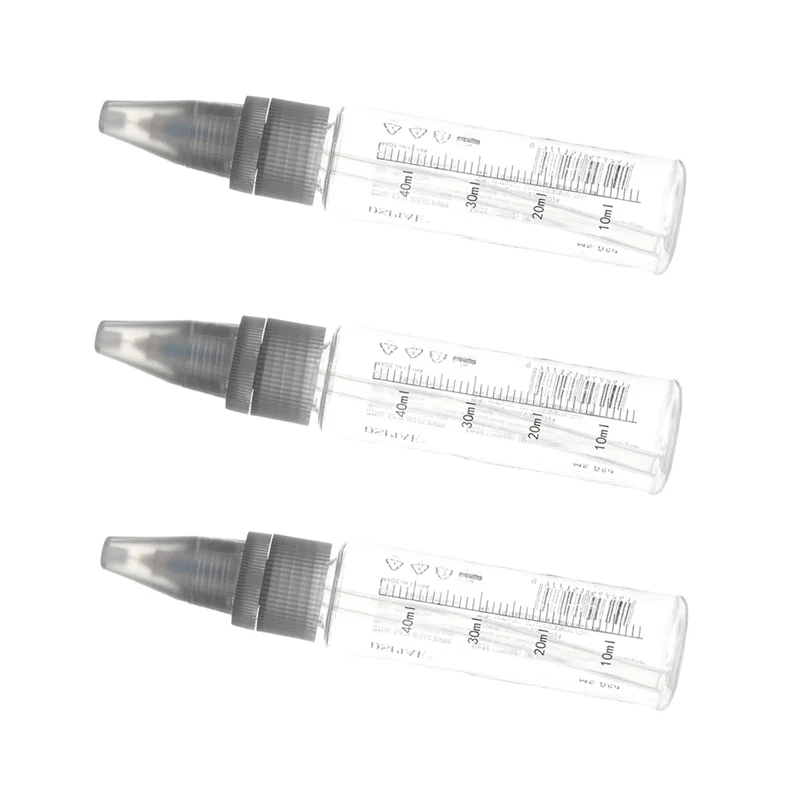 MOPHE-PT-AB 0.3mm 0.5mm 무세척 에어브러시 스프레이 니들 50ml 페인트 혼합 병 액세서리