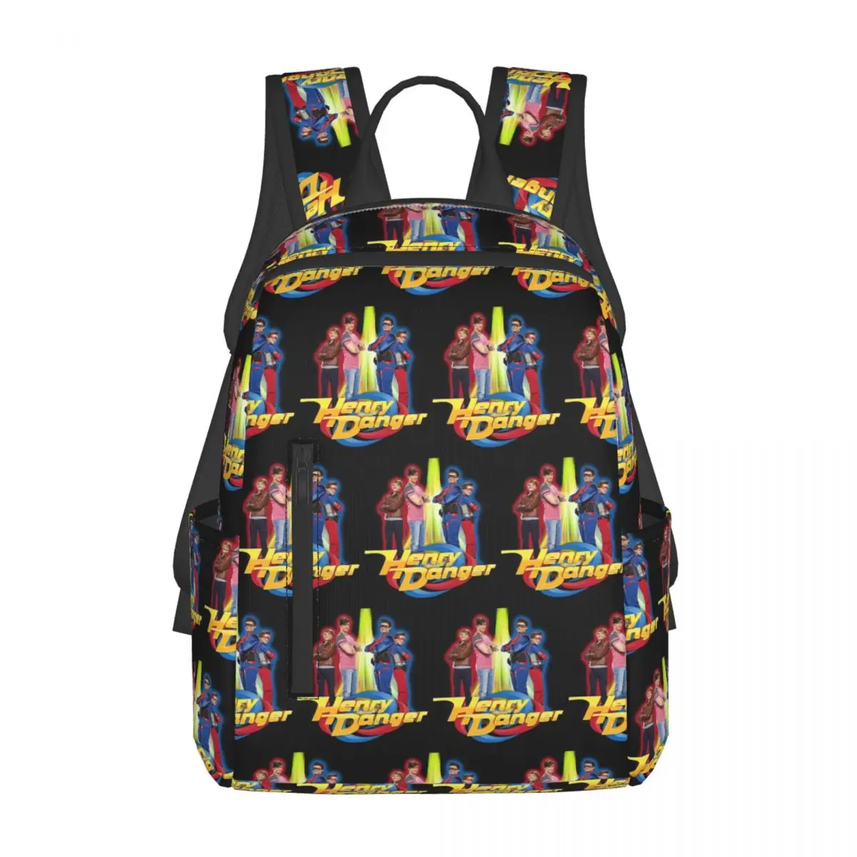 

Henry Danger Secret Identities Backpack Daypack Large Capacity Boys Girls BookBag School Bag Shoulder Bags for Men Women