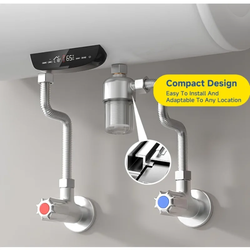 الفولاذ المقاوم للصدأ قابلة لإعادة الاستخدام تصفية المياه تدور أسفل الرواسب تصفية لسخان المياه موضوع غسالة صحون دش صنبور #6