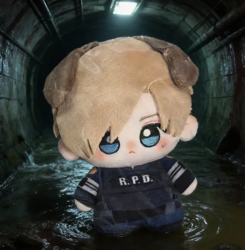 

Плюшевая кукла Леон из Resident Evil, 10 см, для детей, милая мини-игрушка в виде морской звезды, плюшевый брелок-подвеска, мягкая игрушка, рождественский подарок