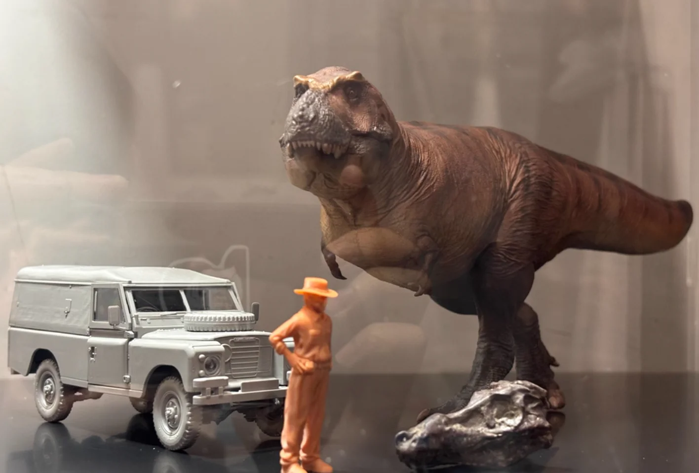 Cameron PNSO Jurassic Tyrannosaurus Dinosaur Museum Modello 1:35 Scienza Arte Con Attacco Teschio Durevole Giocattolo Da Collezione Figura