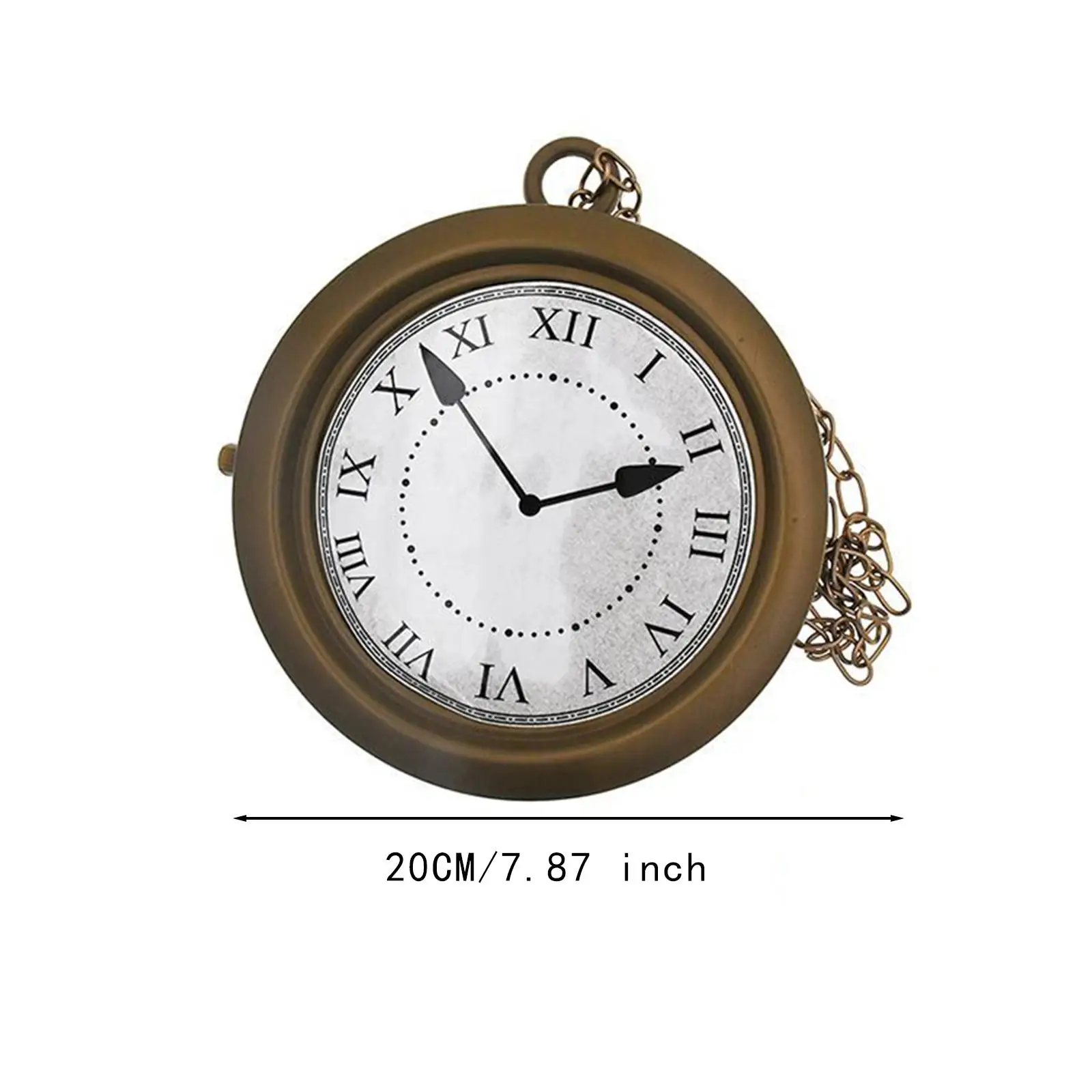 นาฬิกาพกแบบสร้อยคอ ชุดแฟนซี อุปกรณ์เสริมชุดฮาโลวีน อุปกรณ์ประกอบฉากจมูกกระต่าย สำหรับผู้หญิง ผู้ชาย งานพาเหรด ปาร์ตี้ธีมวันเดอร์แลนด์