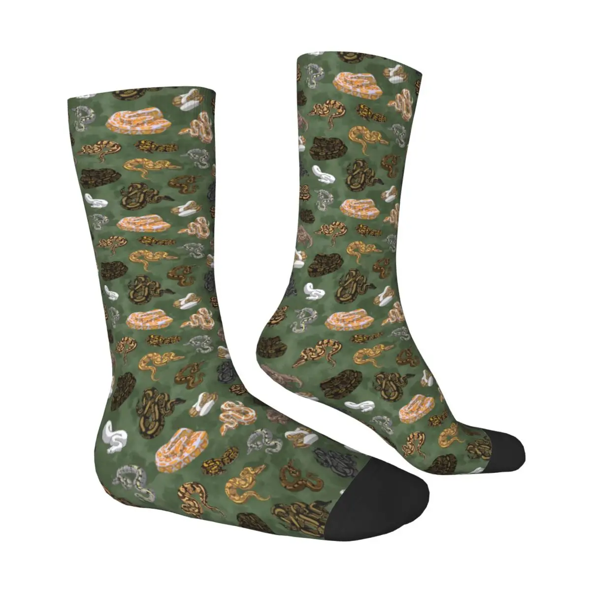 جميع المواسم الكرة بيثون مورفس نمط موس الأخضر الجوارب Harajuku الرياضة الأوسط جوارب أنبوبية جوارب غير رسمية للرجال النساء الهدايا