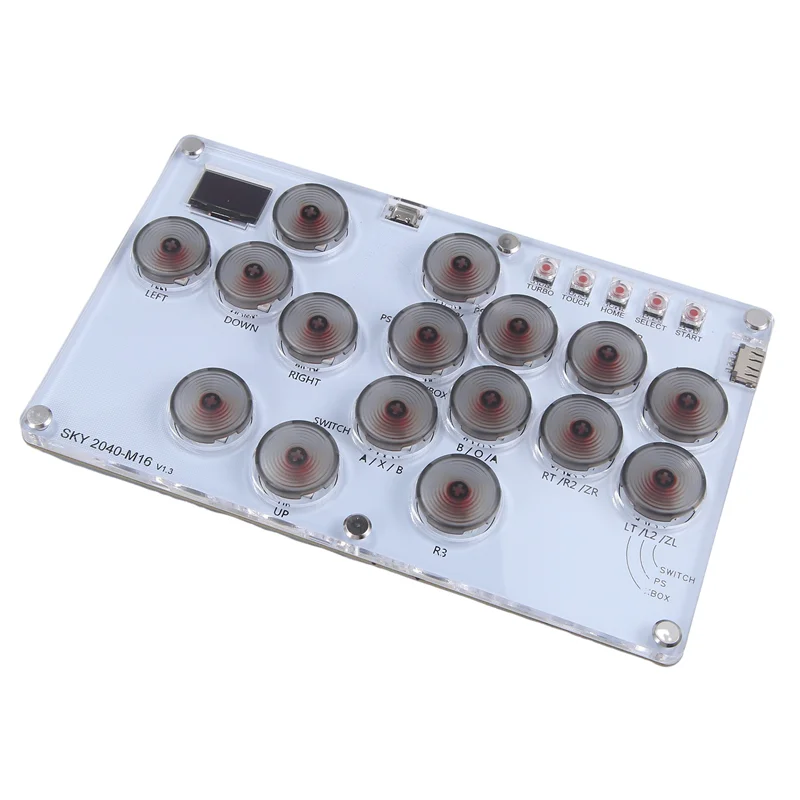 JABS-16Key Joystick Hitbox Tastatur Arcade Stick Controller Für PS4/PS3/Switch/Steam Arcade Hitbox Controller Kampf Sticks