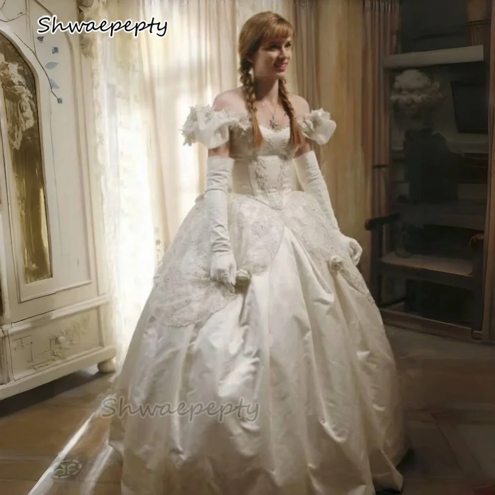 

Fairytale Medieval Prom Dress Fantasy Princess Masquerade Dress Off Shoulders Customized Vintage Victorian Formal Occasion Gown