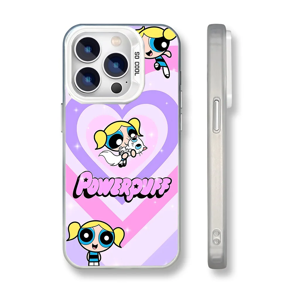 The Powerpuff Girls Cases for Phone Accessories Matte Back Cover For IPhone 16 15 14 13 12 11 Pro Max X XR XSMAX 8 7 Plus Covers