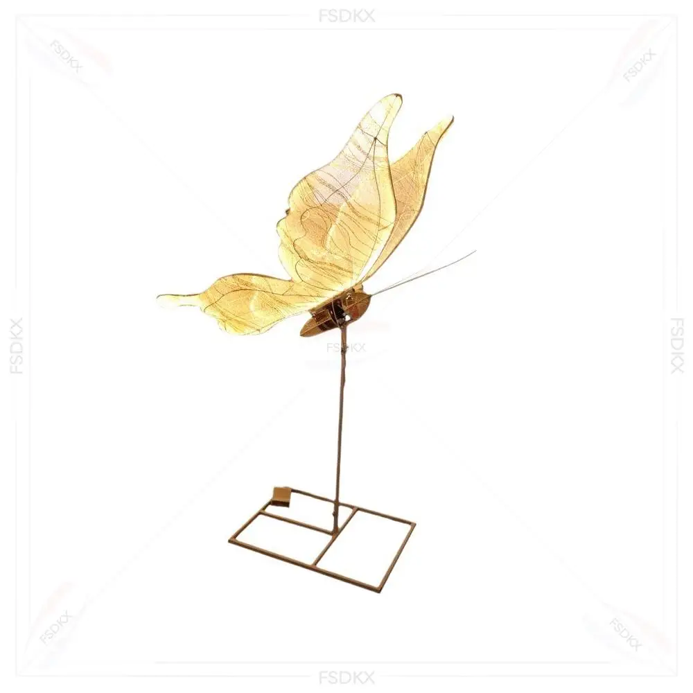 

Cheaper Price Wedding Stage Led Luminous Butterfly Light Road Lead Wedding Props Road Lead Wrought Iron Butterflies