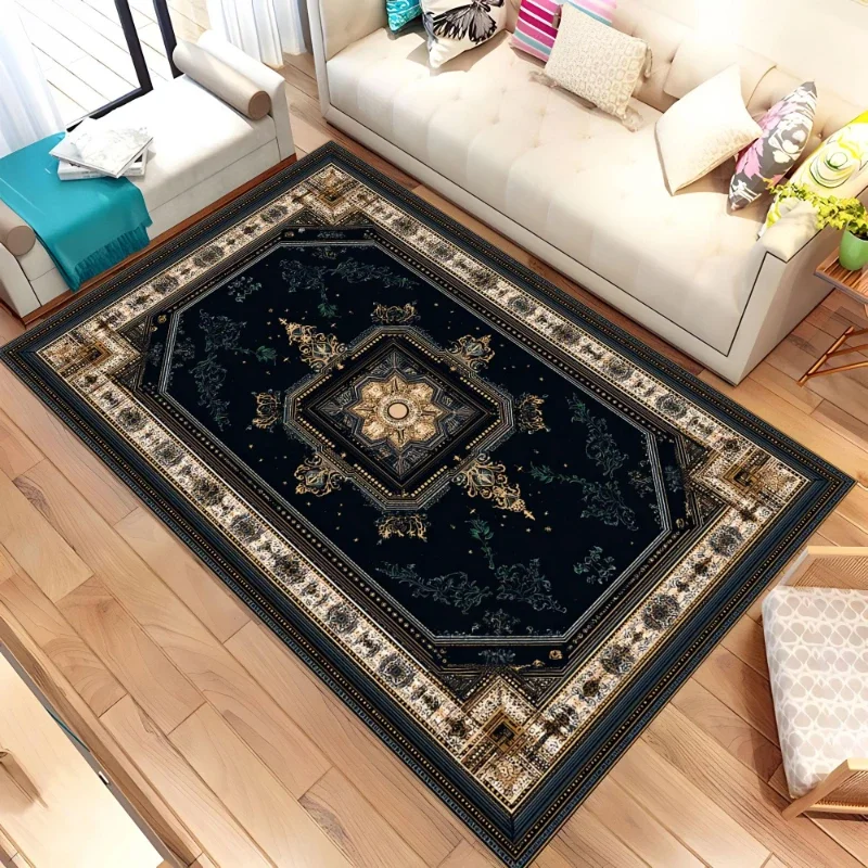 Retro Vintage Acoustic Guitar graphics Rug,living room sofa floor mat,bedroom bedside,dining Entry Door Mat,Washable,Present