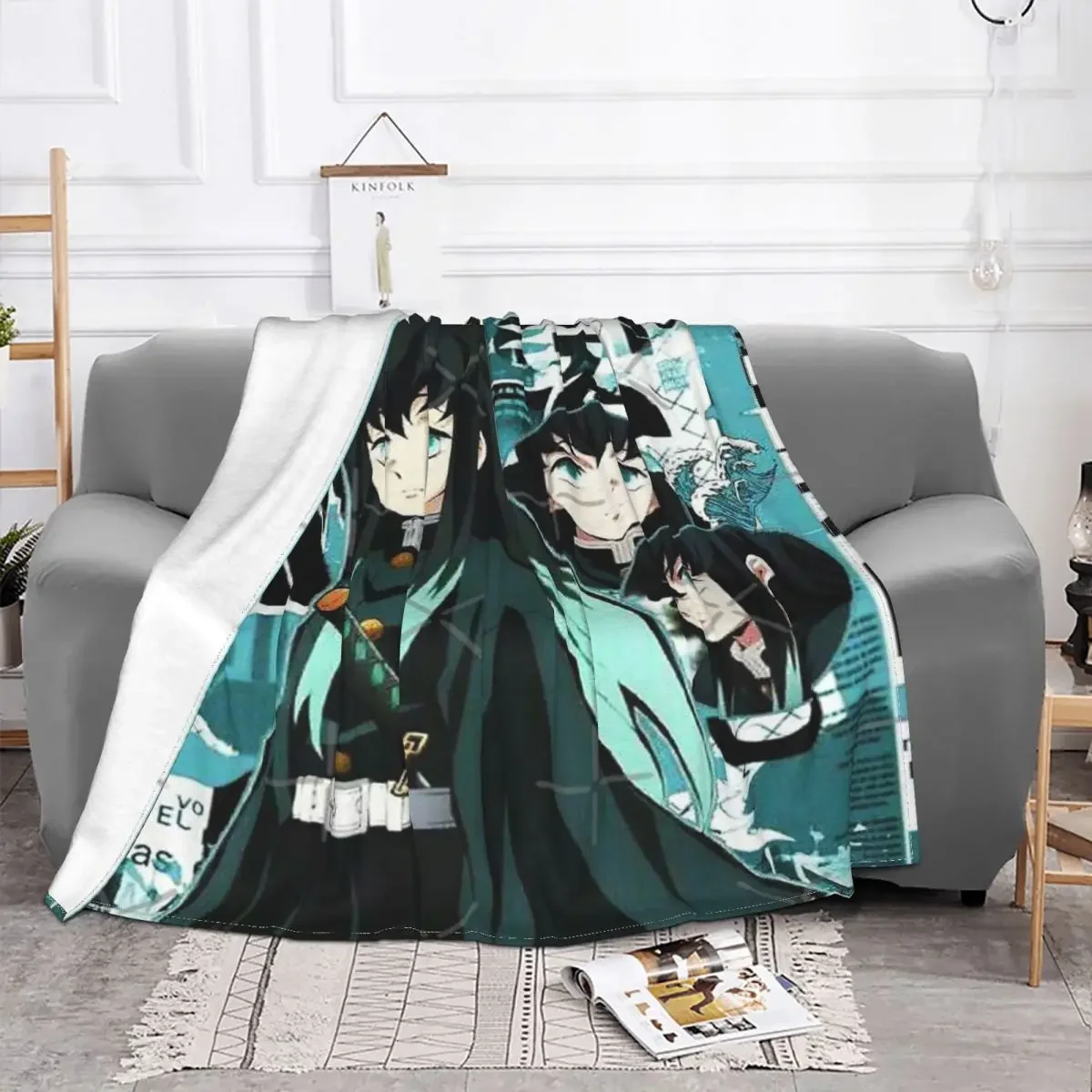 Muichiro Tokitou Plush Bed Blankets Couple Blankets Blankets And Throws Throw Blanket hello kitty blanket  blankets