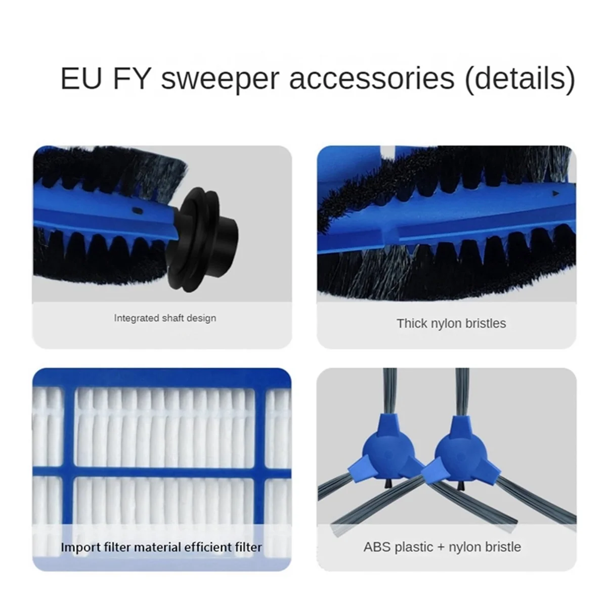 Основная боковая щетка фильтра Hepa для пылесоса Robovac 11SMax 15C Max G30 30C Max, запасная часть