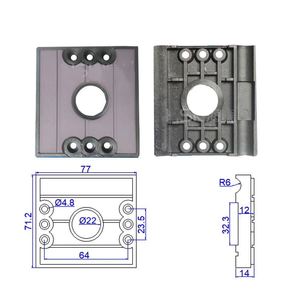 Conveyor Block Pad for SMC Woodworking Double End Tenoner Feeding Chain 10pcs 2