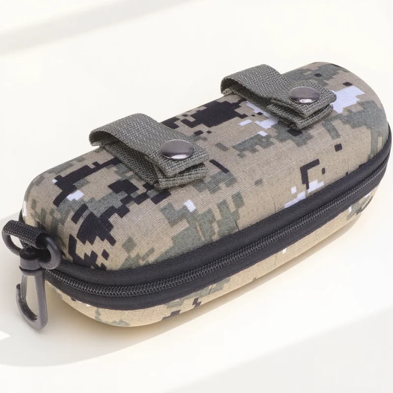 

Premium Anti-Pressure Glasses Case Camouflage Portable Eyeglasses Storage Box Durable Travel Daily Use For Sunglasses Reading