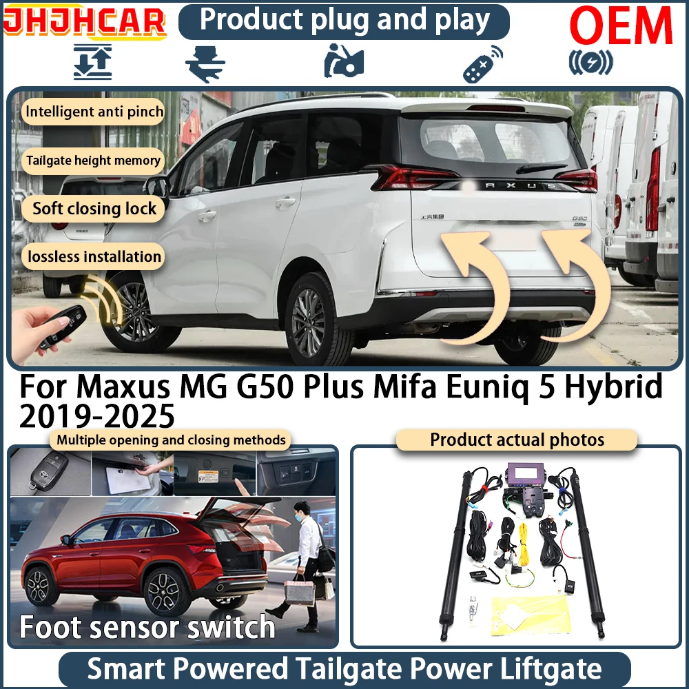 Smart Electric Powered Tailgate For Maxus MG G50 Plus Mifa Euniq 5 Hybrid 2019-2025 Power Liftgate System Key Remote Control