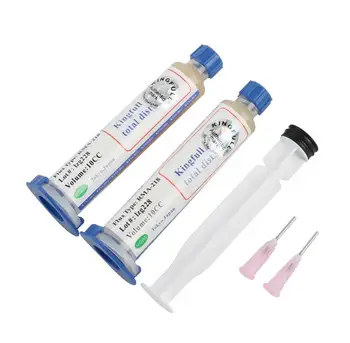 Kingbo Rma 218 Fluxo original 10cc Fluxo de solda sem limpeza Fluxo de soldagem Estêncil Reballing universal