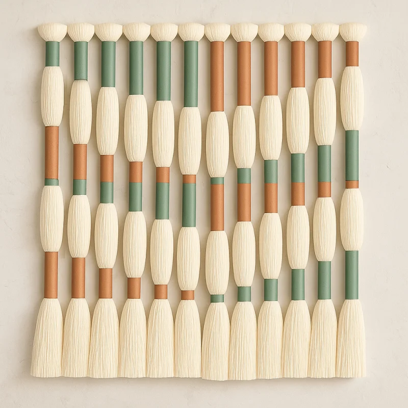%ss Handmade Colorful Fun Tassel Wall Hanging Perfect for Kids Interior~*