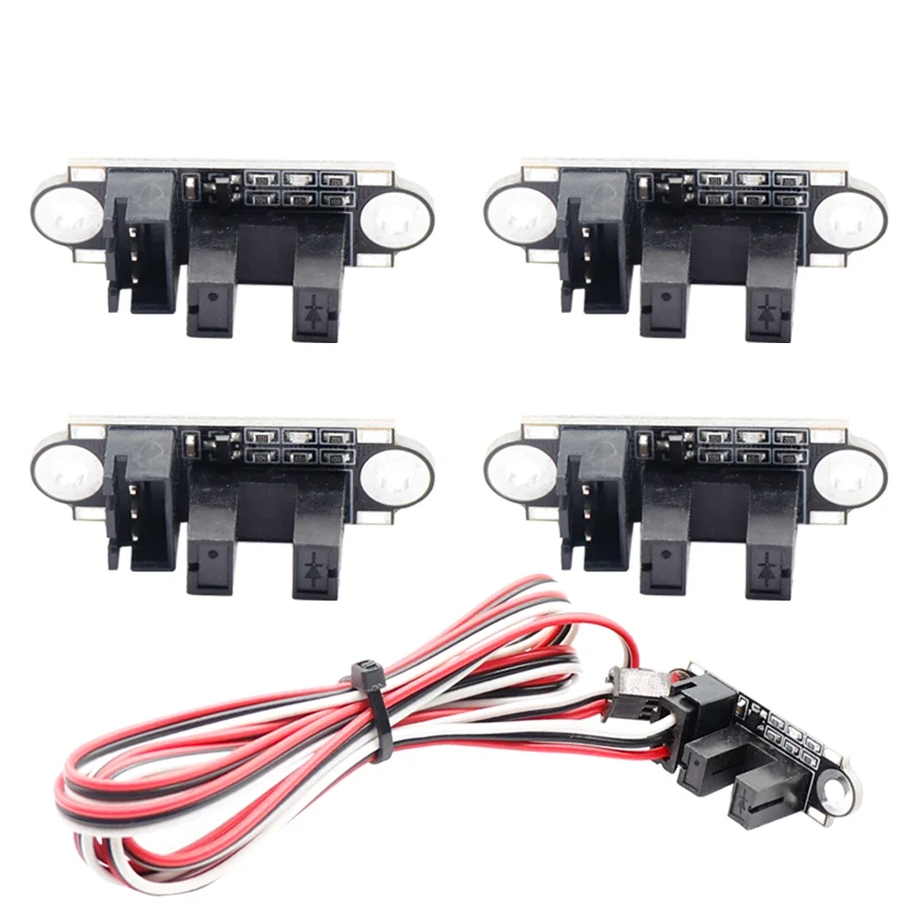 1/2/4 szt. Optyczny czujnik krańcowy do drukarki 3D, przełącznik optyczny, fotoelektryczny czujnik światła, moduł optycznego wyłącznika krańcowego z kablem 1M — zdjęcie produktu 7