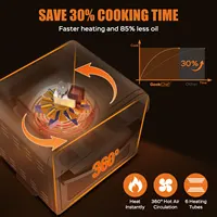 Geek Chef 6 Slice 26QT/26L Air Fryer Fry Oil-Free Extra Large Toaster Oven Combo Air Fryer#US to US 4