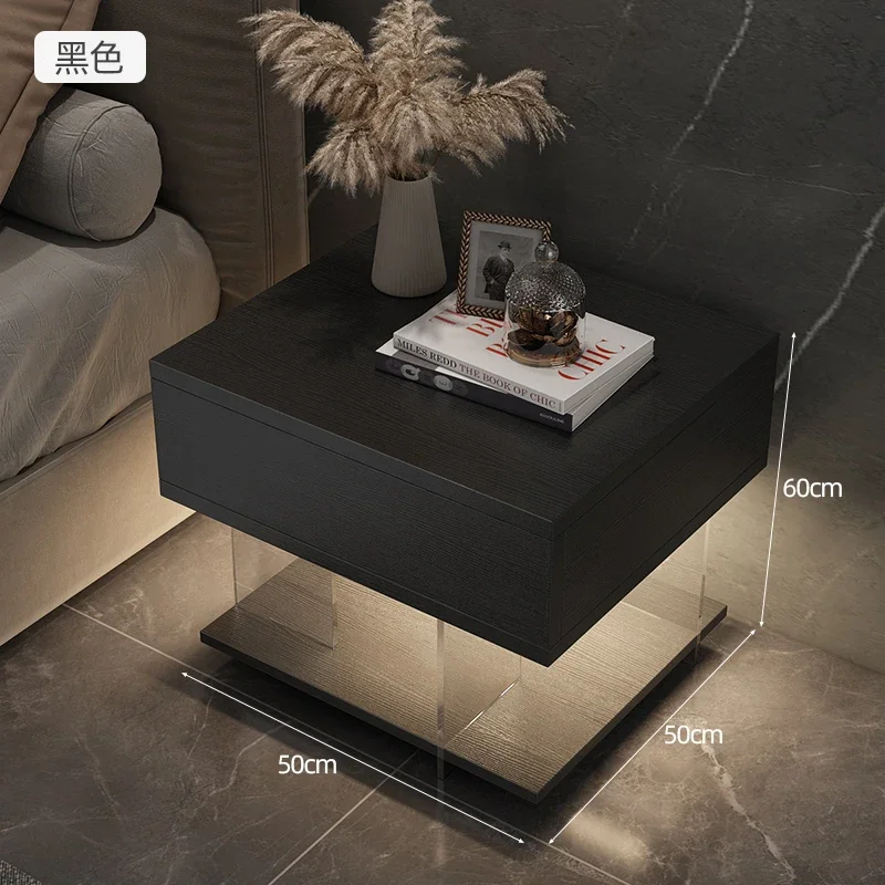 Console Bedside Cabinet Nightstands Mobile Nordic Desk Coffee Bedroom Bases Nightstands Modern Mesa De Noche Home Furniture