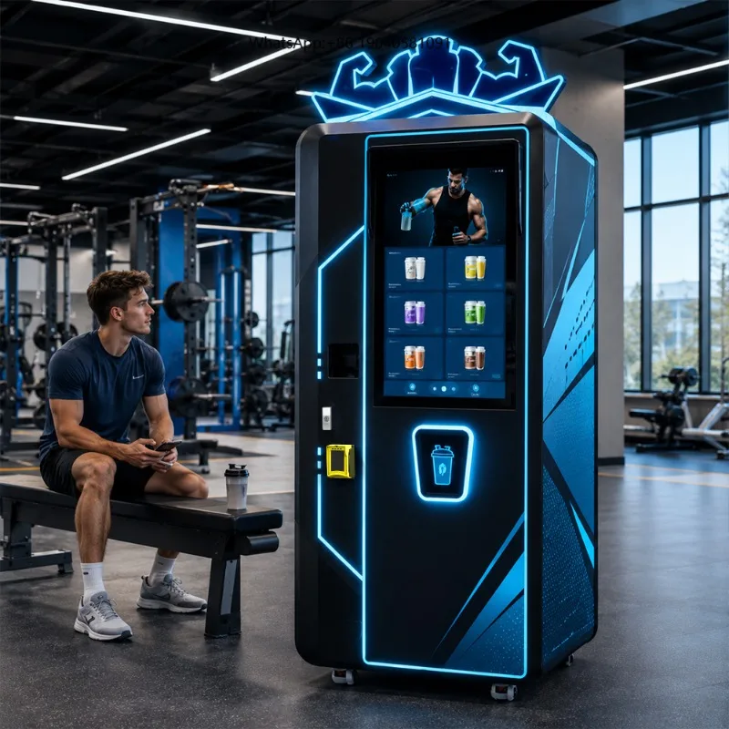 Manufacturer Smart Android Protein Shake Vending Machine SDK Function Cloud-Based Protein Vending Machine for Gym