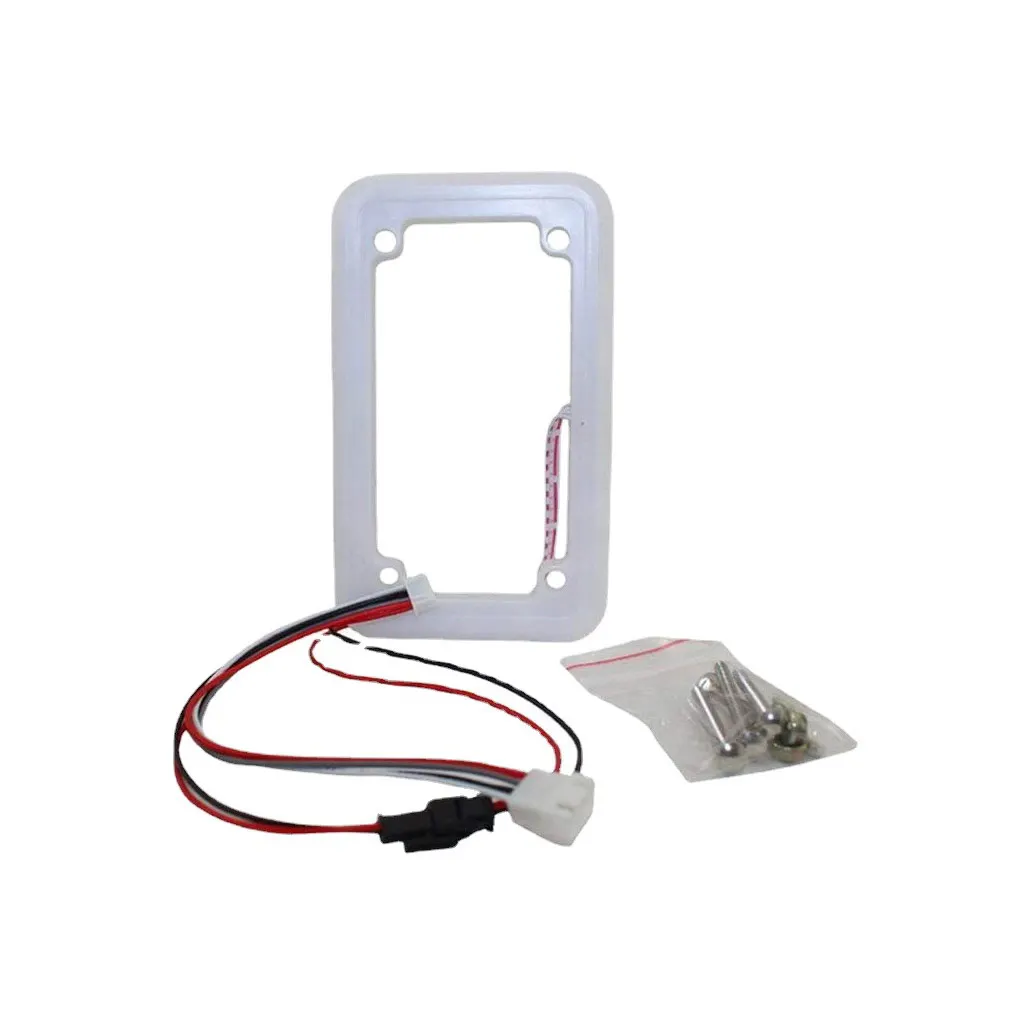 Coin Acceptor Colorful LED Frame Plastic Vending Machine Part Lamp Holder with Wire Waterproof Wear-resistant Selector Accessori