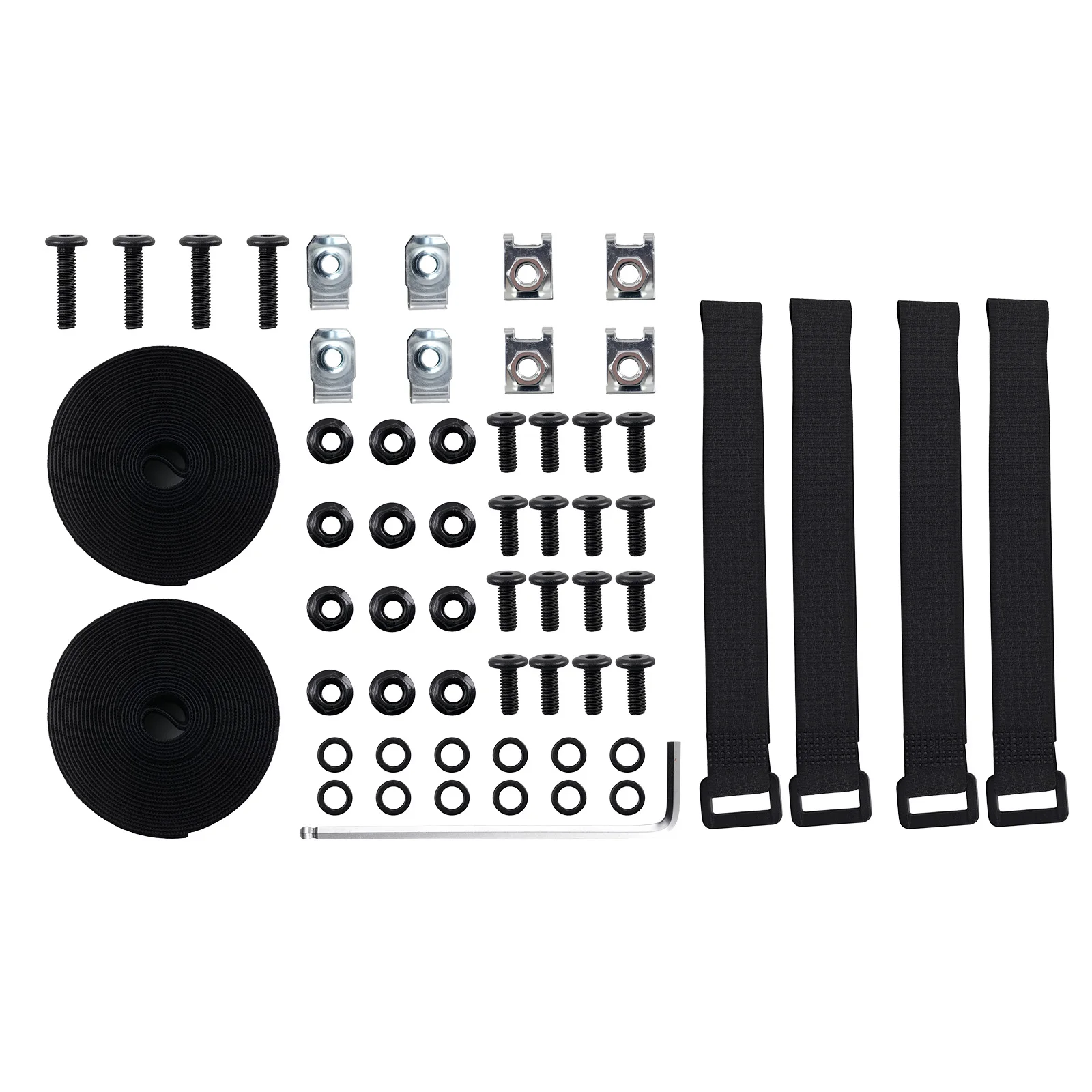 Rear Bed Rack Storage Panel for Ford F150 2015-2024 Raptor Molle Black