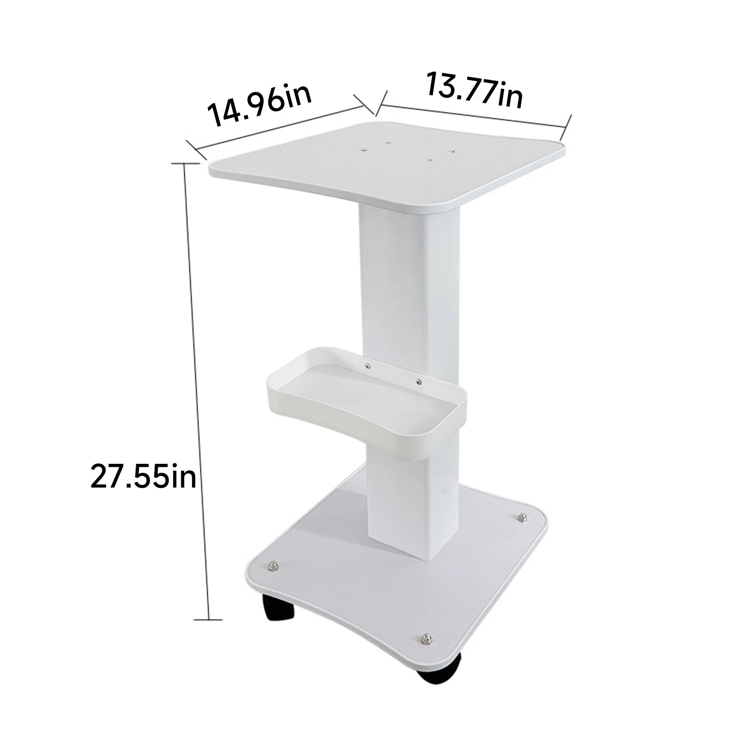 Schönheitssalon-Trolley, Rollwagen für den Salon-Gebrauch, Belastbar bis 40 KG, für Friseursalon, Studio, Spa, Krankenhaus, Zahnklinik, Schönheitssalon